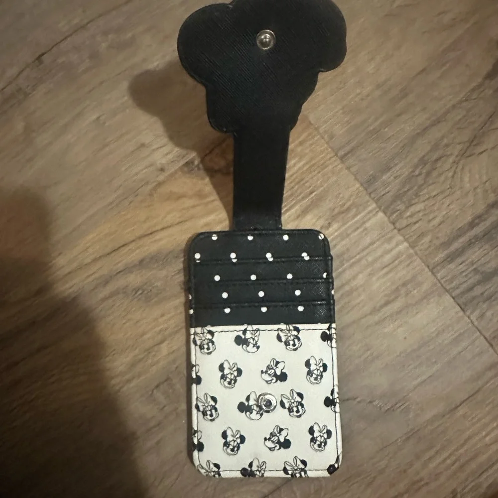 Minnie Mouse Black & White Phone Card Wallet by Disney
